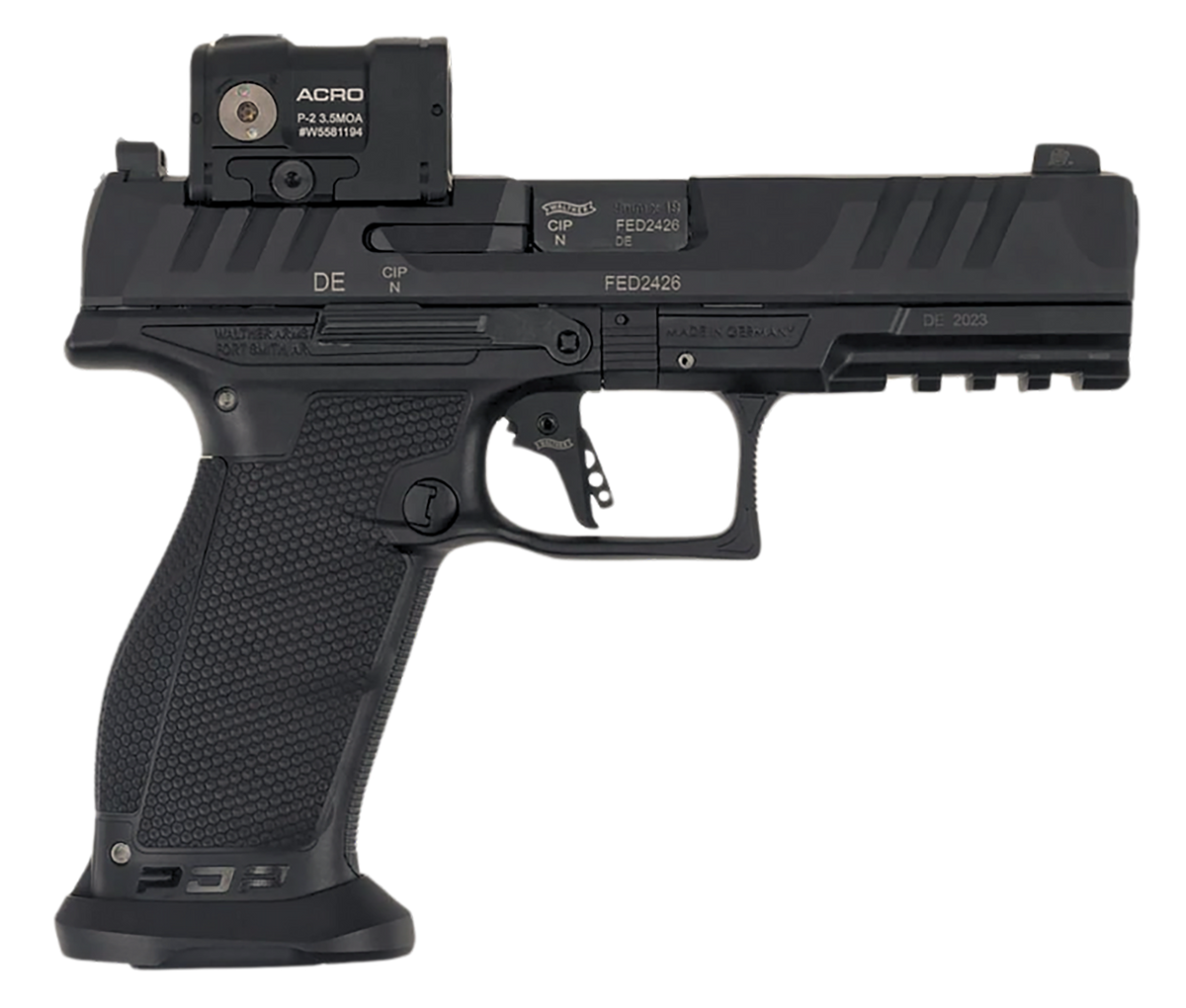 Walther Arms PDP Pro 9mm Luger 4.50" 18+1 Semi-Auto Pistol w/Aimpoint ACRO Optic