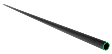 Huxwrx Alignment Rod 30 Cal (7.62mm) Bore 17" Carbon Fiber with Bright Green Tip