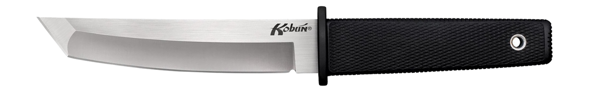 Cold Steel Kobun 5.3" Fixed Plain Edge AUS-8A Steel Black Kray-Ex Handle