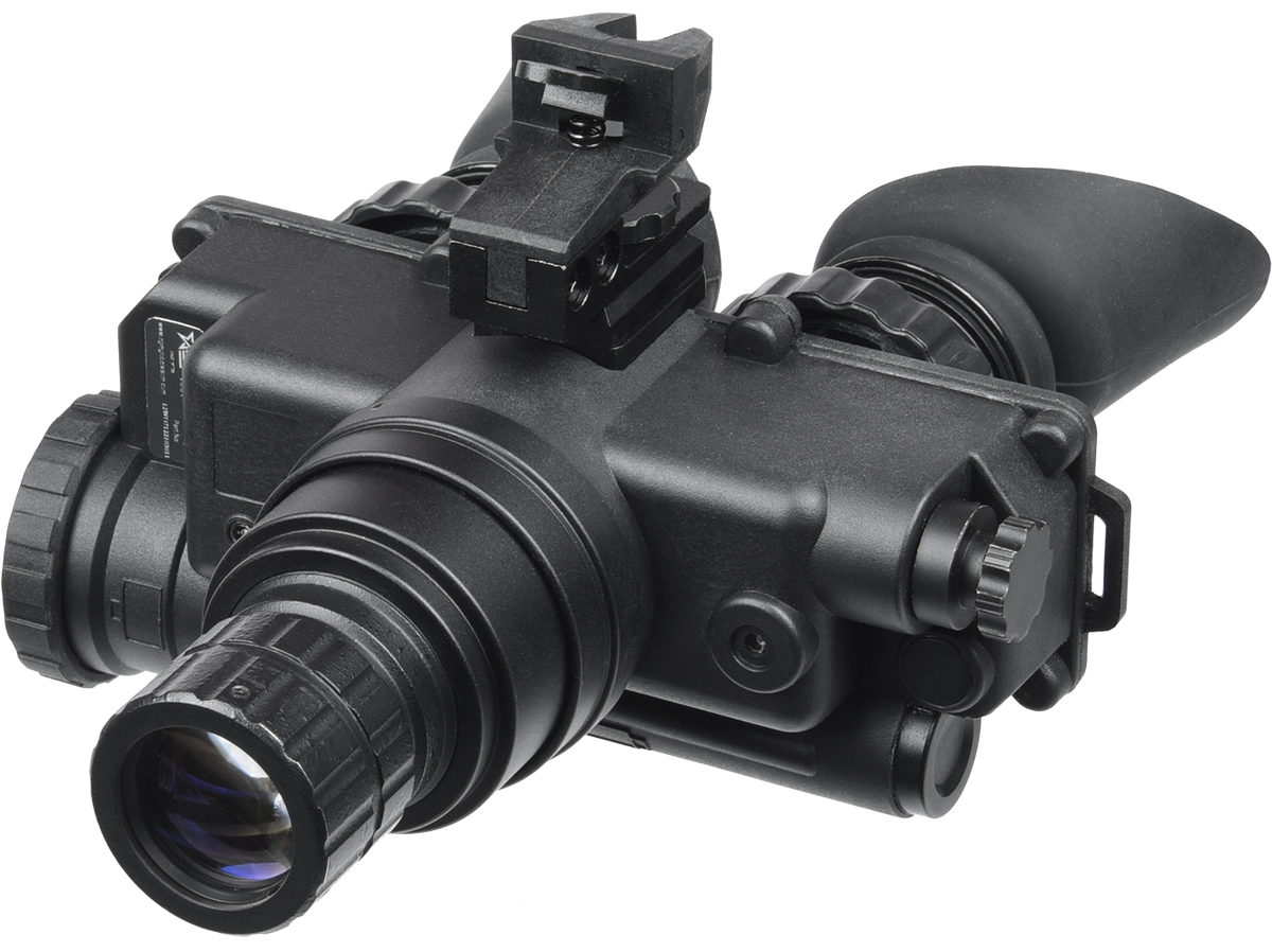 AGM Global Vision Wolf-7 PRO NL1 Night Vision Goggles 1x 27mm Gen 2+ Level 1 Black