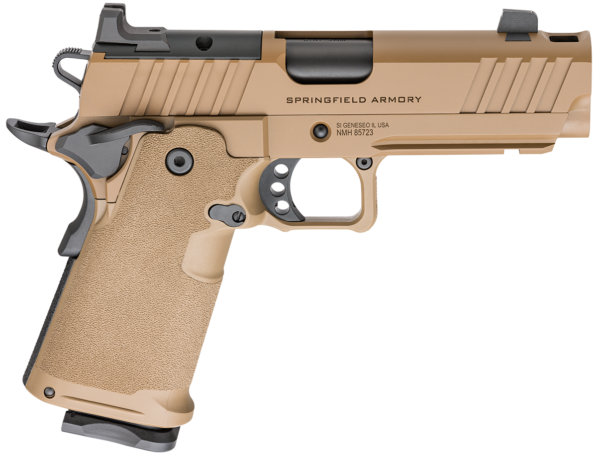 Springfield Armory 1911 DS Prodigy Comp AOS 9mm 4.25" 10+1 Coyote Brown Pistol