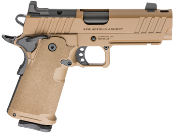 Springfield Armory 1911 DS Prodigy Comp AOS 9mm 4.25" 10+1 Coyote Brown Pistol
