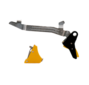 Timney Triggers Alpha Competition Glock Gen5 Large Frame 3 lb Straight Drop-In Trigger - Gold