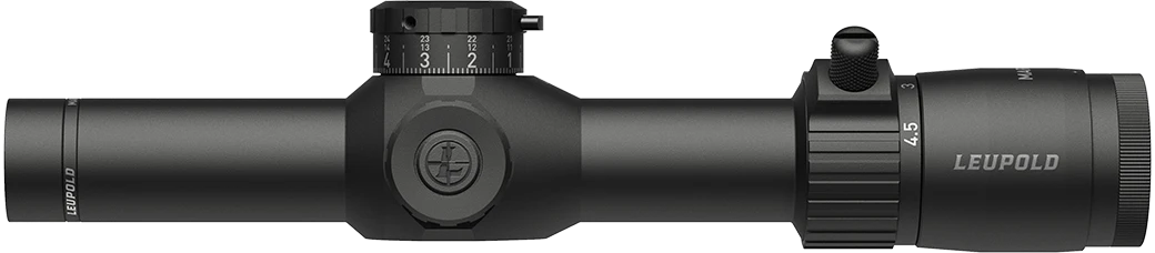 Leupold Mark 4HD 1-4.5x24mm 30mm Tube Illuminated SFP FireDot TMR Matte Black Riflescope