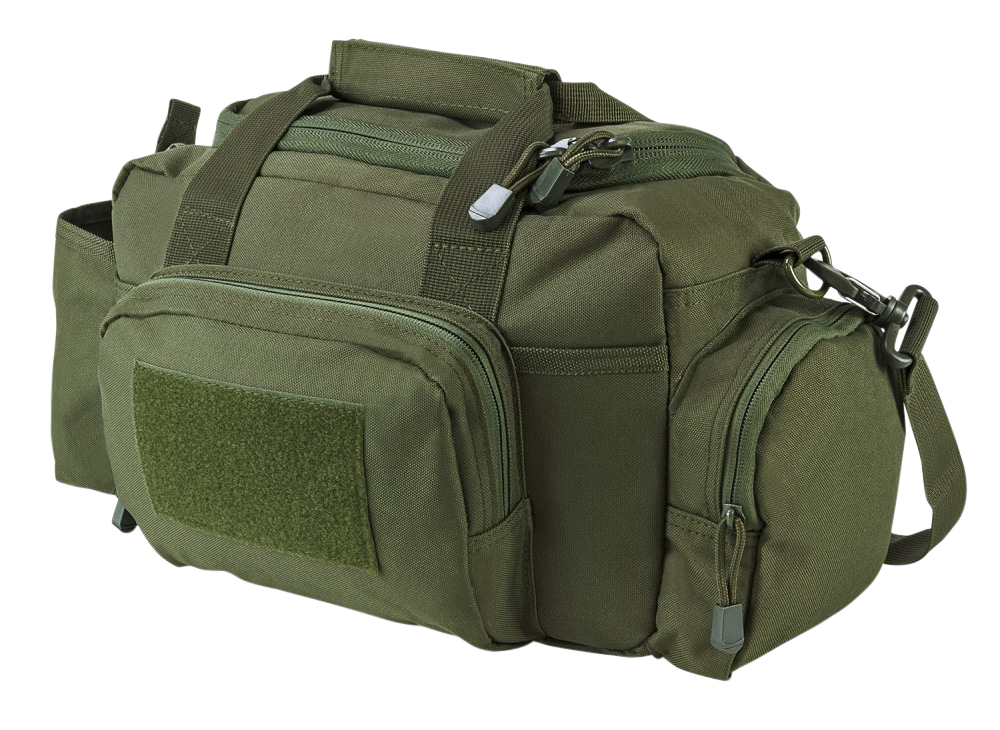 NcSTAR VISM Small Range Bag Green w/ PALS Webbing & Side Pockets