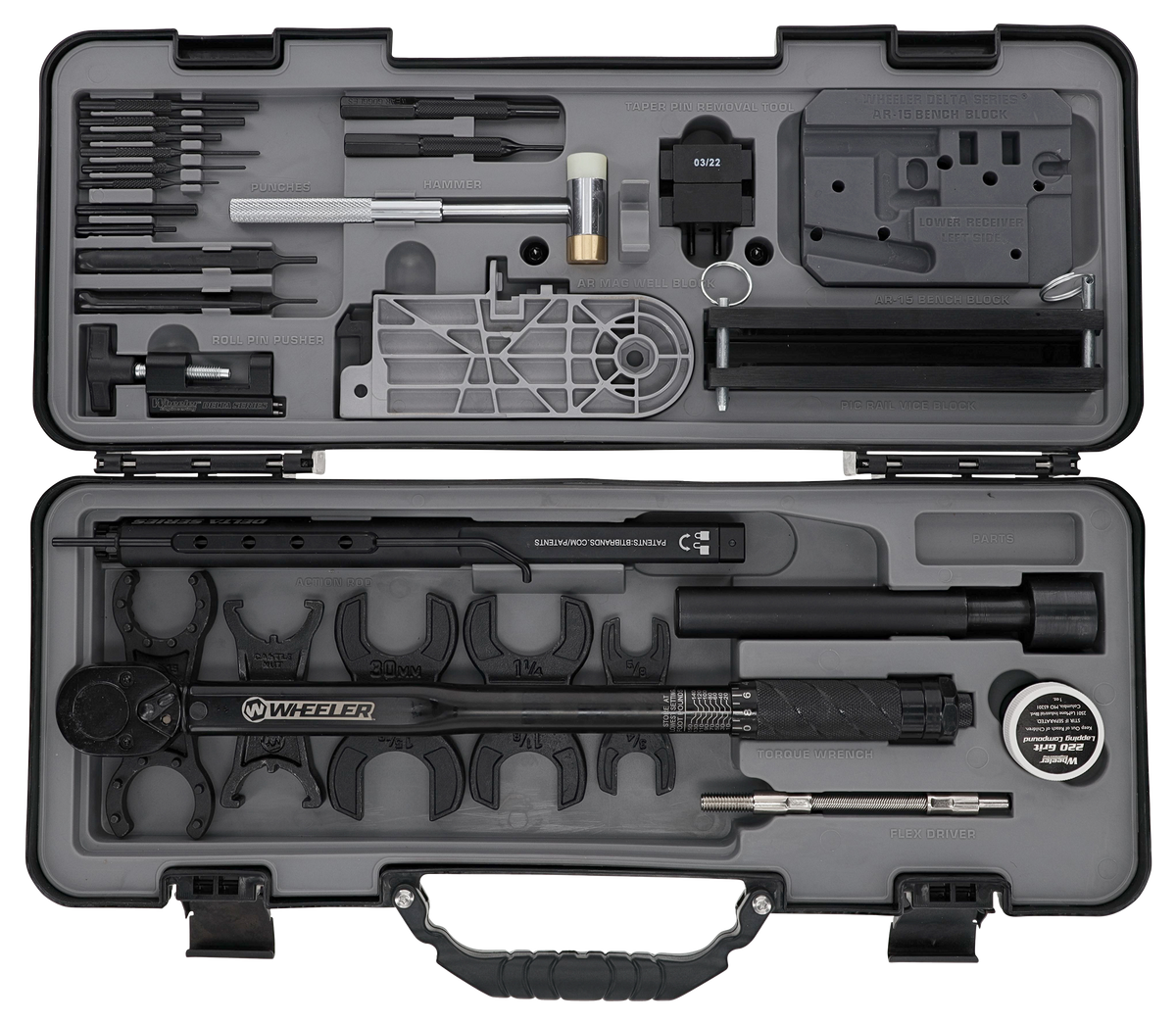 Wheeler Engineering Delta Pro Series Ultimate AR-15 Armorer's Kit - 28 Piece