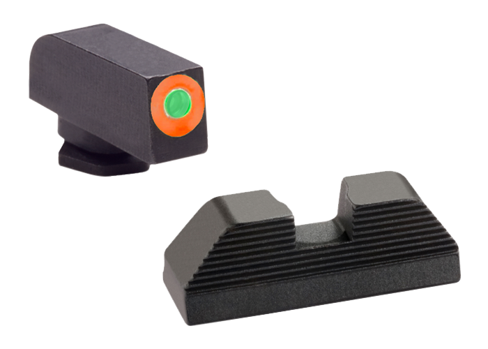 Ameriglo GL436 Protector Sight Set for Glock 42/43/43X/48 - Green Tritium Front
