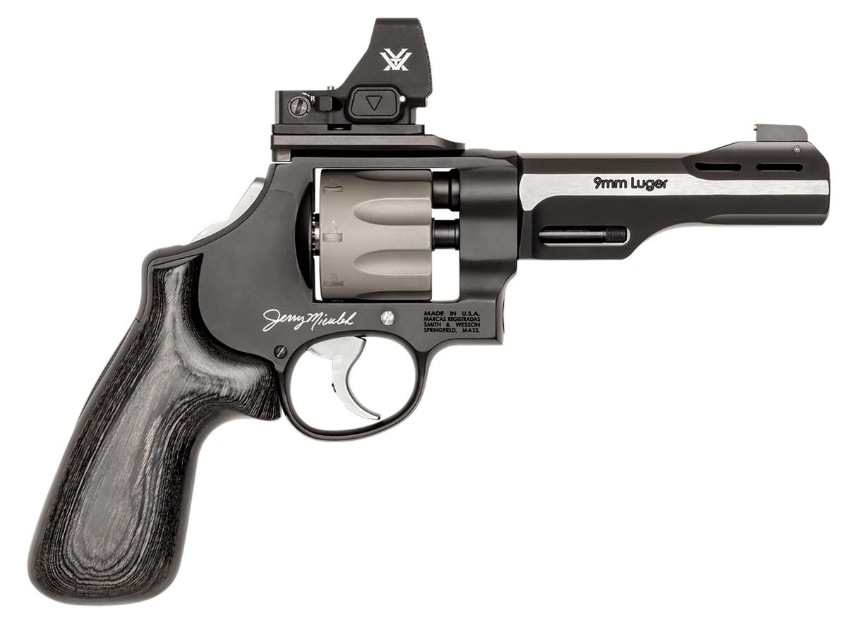 Smith & Wesson Performance Center Model 327 WR 9mm Luger 5" 8-Shot DAO Revolver w/Vortex Optic