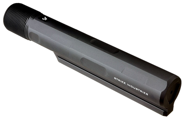 Strike Industries Advanced Receiver Extension AR-15/AR-10 7-Position 7075-T6 Aluminum Black Anodized