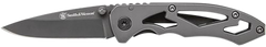Smith & Wesson Knives CK400CP Skeletonized 2.20" Folding Drop Point Plain Stainless Steel