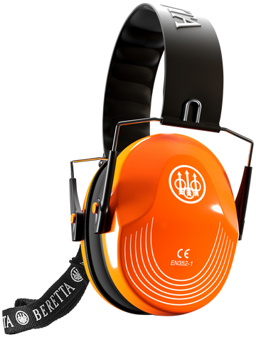 Beretta Safety Pro Earmuff 25 dB Florescent Orange / Black Hearing Protection