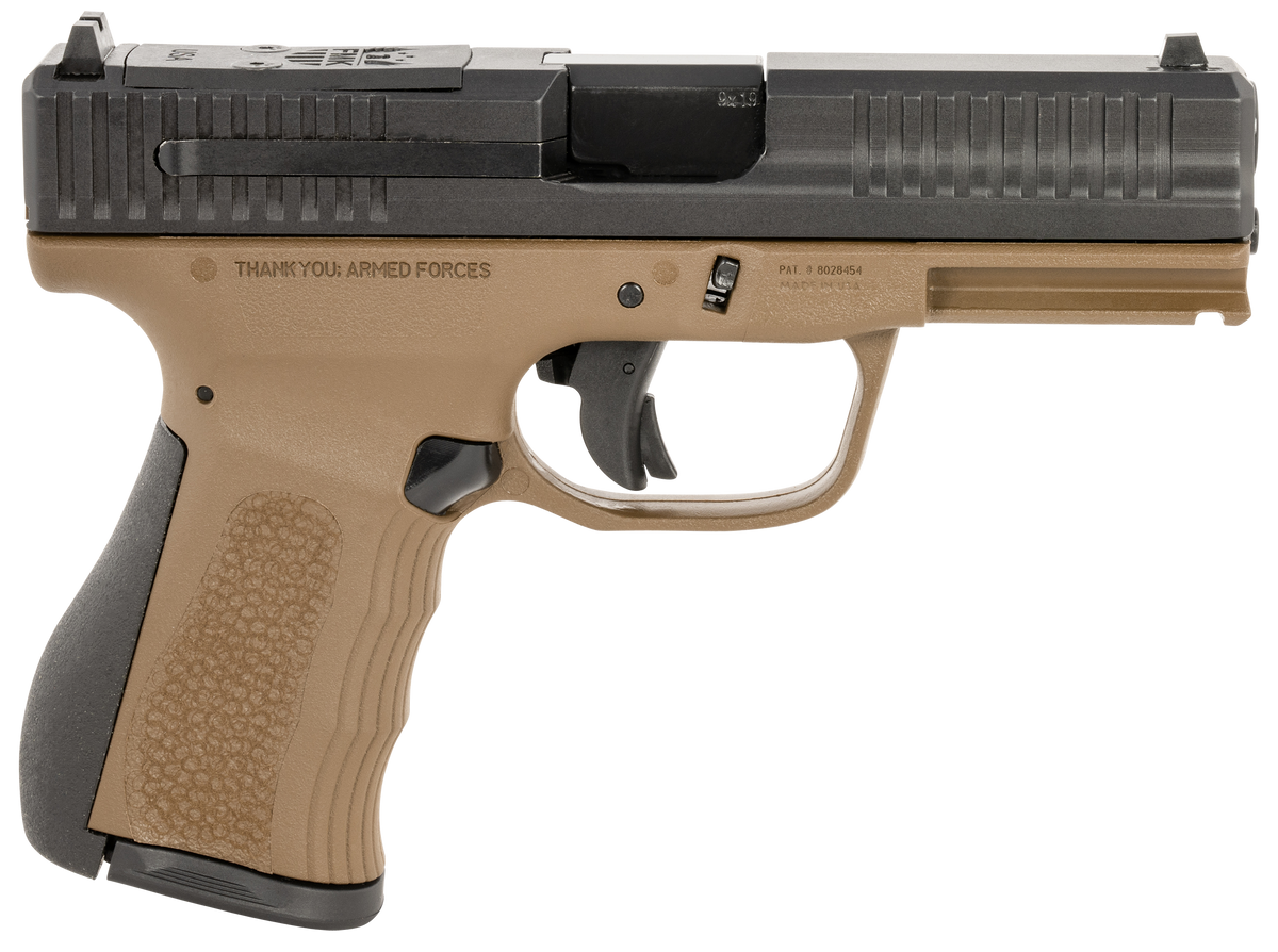 FMK G3 9mm Luger 4" 14+1 Semi-Auto Pistol - Burnt Bronze