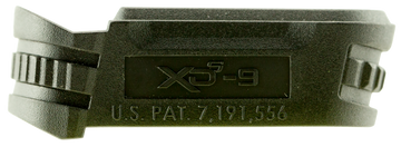 Springfield Armory XDS5902M XD-S 9mm Luger Backstrap Sleeve #2 Black Polymer