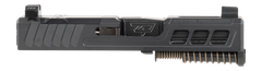 Zaffiri Precision ZPS.3 Slide Fits Glock 43X 9mm Black Cerakote RMR Optic Cut Top Ported - Co-Witness Sights