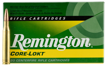 Remington Ammunition Core-Lokt 25-06 Rem 120gr Pointed Soft Point 20 Rd - Box or Case