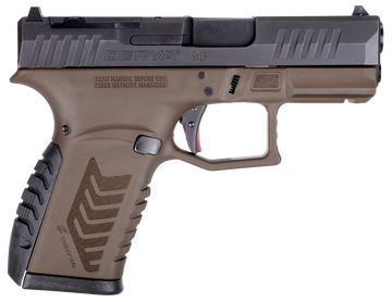 Derya Firearms DY9Z 9mm Luger 3.5" 15+1 Striker-Fired Semi-Auto Pistol - Midnight Bronze/Black