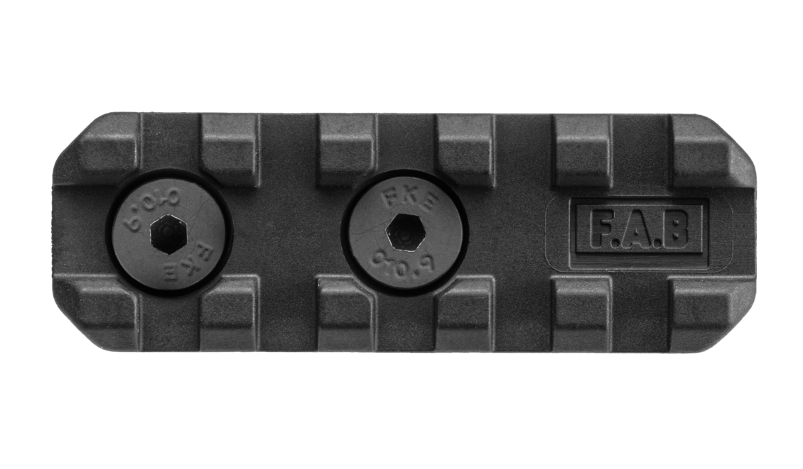 FAB Defense FX-MA2B M-LOK Polymer Picatinny Rail Section 5-Slot Black