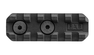 FAB Defense FX-MA2B M-LOK Polymer Picatinny Rail Section 5-Slot Black