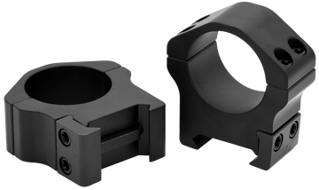 Warne 501M Maxima Horizontal 1" Medium Matte Black Scope Rings - 0 MOA