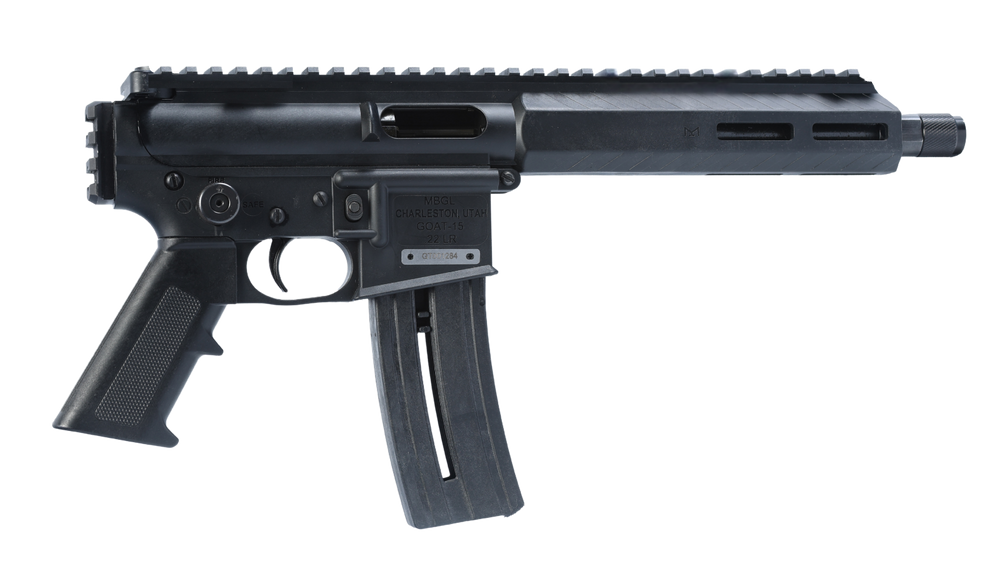 Mountain Billy Gun Lab GOAT-15 ATOM 22 LR 7.8" 10+1 Semi-Auto Pistol