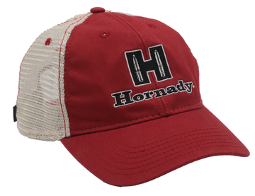Hornady Mesh Cap Red/White Structured Adjustable Snapback