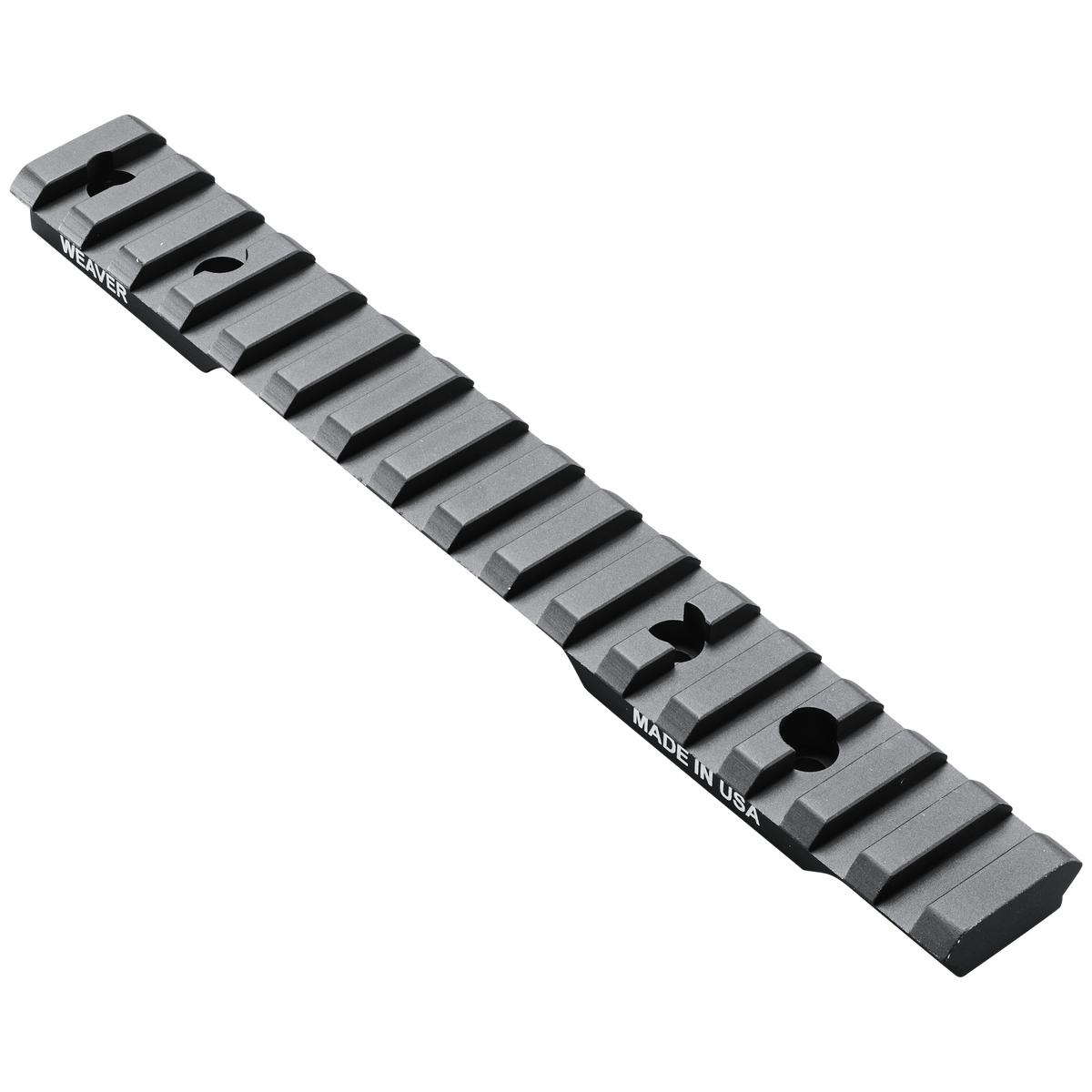 Weaver Mounts 99473 Multi-Slot Base Extended Black Anodized Aluminum - Browning AB3 Short Action