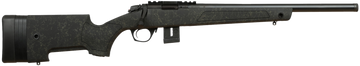 Bergara Rifles BMR-X 22 LR 18" 10+1 Bolt-Action Rifle - Blued Heavy Threaded Barrel, Green/Black Synthetic Stock