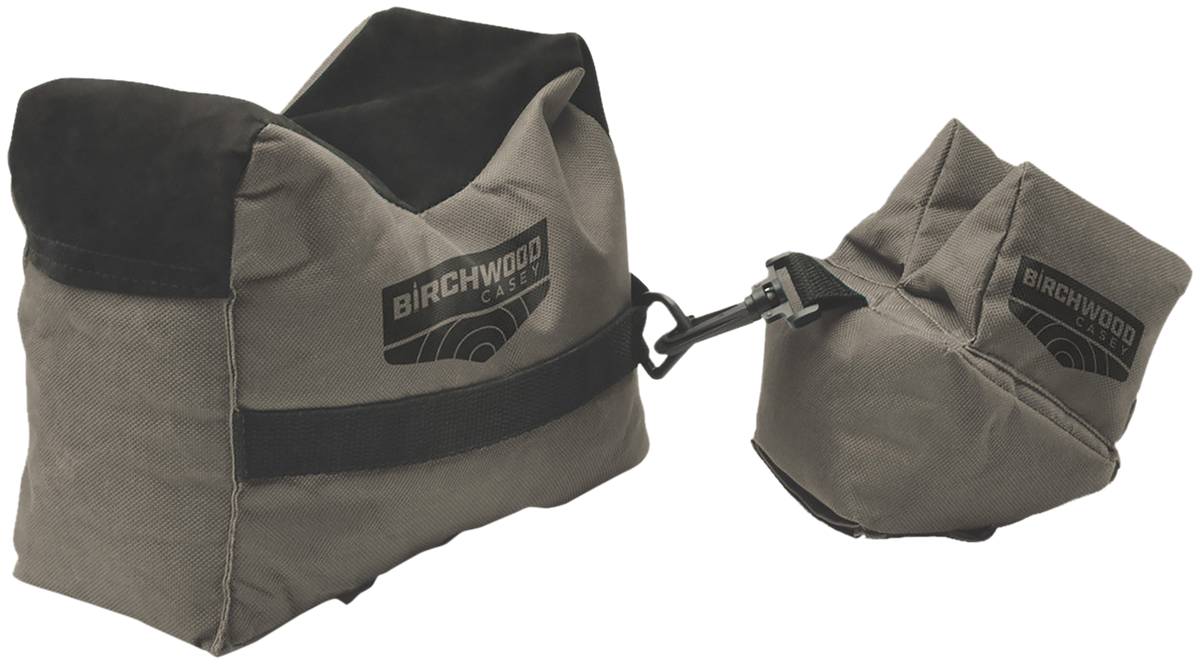Birchwood Casey GRF Filled Shooting Rest 2-Piece Prefilled Rifle/Shotgun Black/Tan Polyester/Suede