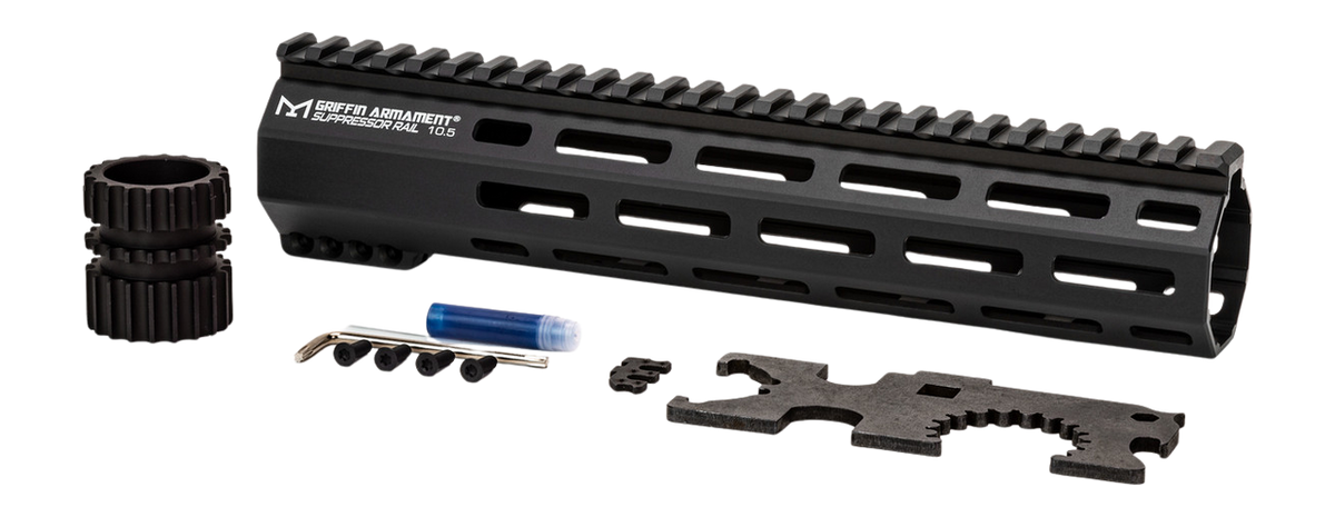 Griffin Armament Low Pro Rigid M-LOK SR Rail 10.5" AR-15 Handguard