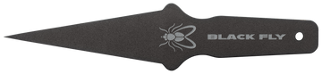 Cold Steel Black Fly 8" Thrower Fixed Plain 1055 Carbon Steel Black