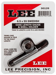 Lee Precision 90126 Case Length Gauge 6.5x55 Swedish w/ Shell Holder