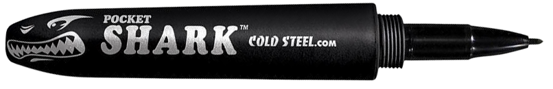 Cold Steel Pocket Shark 6.50" Black Polymer Tactical Pen