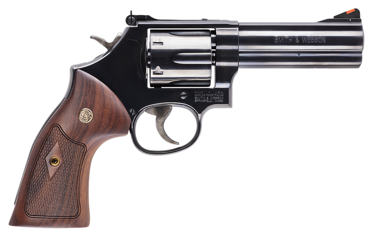 Smith & Wesson Model 586 Classic 357 Mag / 38 Special +P 4" 6-Shot Blued Revolver