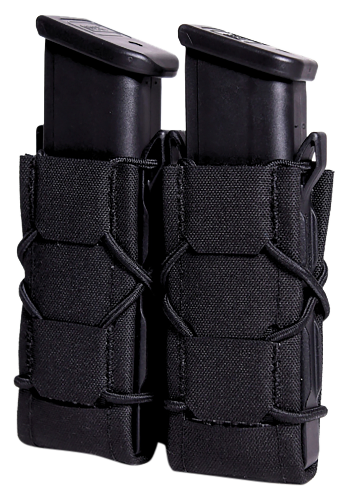 High Speed Gear TACO Gen 2 Double Pistol Magazine Pouch Black Nylon Laminate MOLLE