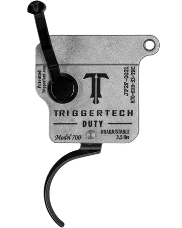 TriggerTech Special Single-Stage Curved Trigger 1-3.5 lb for Remington 700 Right Hand - Black
