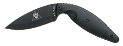 Ka-Bar 1482 TDI Law Enforcement 3.69" Fixed Drop Point Plain AUS-8A SS Blade Black Zytel Handle