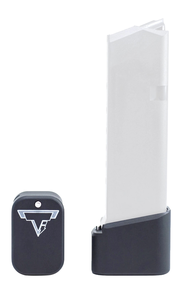 Taran Tactical Firepower Magazine Base Pad Kit Glock 19/23 - Black - +4/5 Rounds