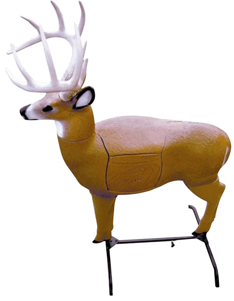 HME HME3DTS 3D Deer Target Stand Adjustable 19"-29" Black Metal