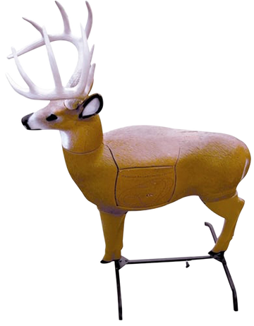 HME HME3DTS 3D Deer Target Stand Adjustable 19"-29" Black Metal