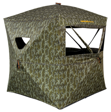 Muddy Infinity Evo 58x58 3-Person Ground Blind - Mossy Oak Bottomland