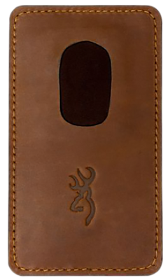 Browning XL Leather Barrel Rest Brown - Magnetic Insert