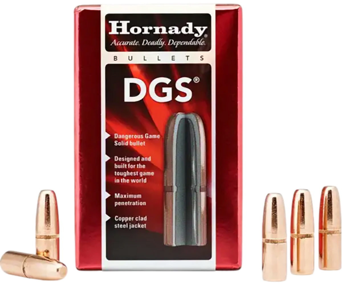 Hornady DGS 9.3mm .366 300gr Dangerous Game Solid - 50/Box