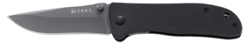 Columbia River 6450K Drifter 2.88" Drop Point Plain 8Cr14MoV SS Gray TiCN Black G10 Folding Knife