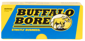 Buffalo Bore Ammunition Hunting & Sniping Strictly Business 458 SOCOM 400gr Semi Jacketed Flat Point 20 Rd Box - Box or Case
