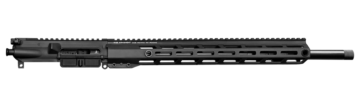 Rise Armament RA6ARCCUBLK18 6mm ARC 18" AR-15 Complete Upper Receiver - Black Anodized