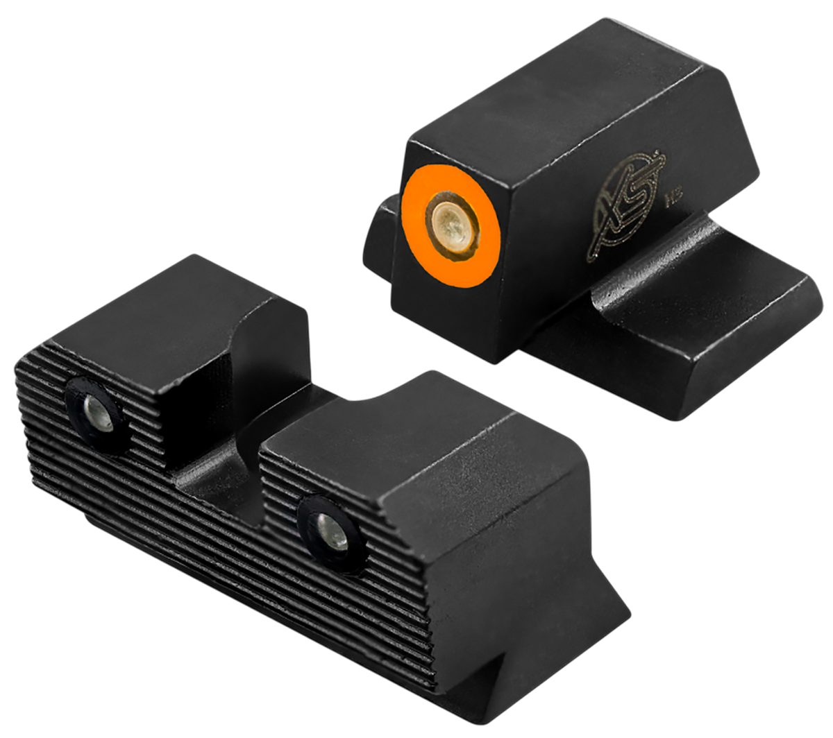 XS Sights R3D 2.0 Night Sight Set Orange Tritium Front/Black Oxide Frame for S&W Bodyguard 2.0