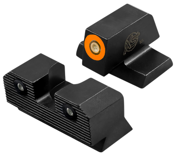 XS Sights R3D 2.0 Night Sight Set Orange Tritium Front/Black Oxide Frame for S&W Bodyguard 2.0