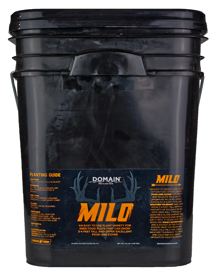 Domain Outdoor Milo 3.5 lb Annual Forage Food Plot Seed - 1/4 Acre