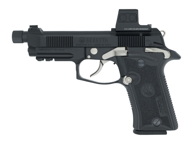 Langdon Tactical Tech Beretta 80X Cheetah .32 ACP 4.40" 13+1 DA/SA Semi-Auto Pistol - Black Threaded Barrel - Optic Ready