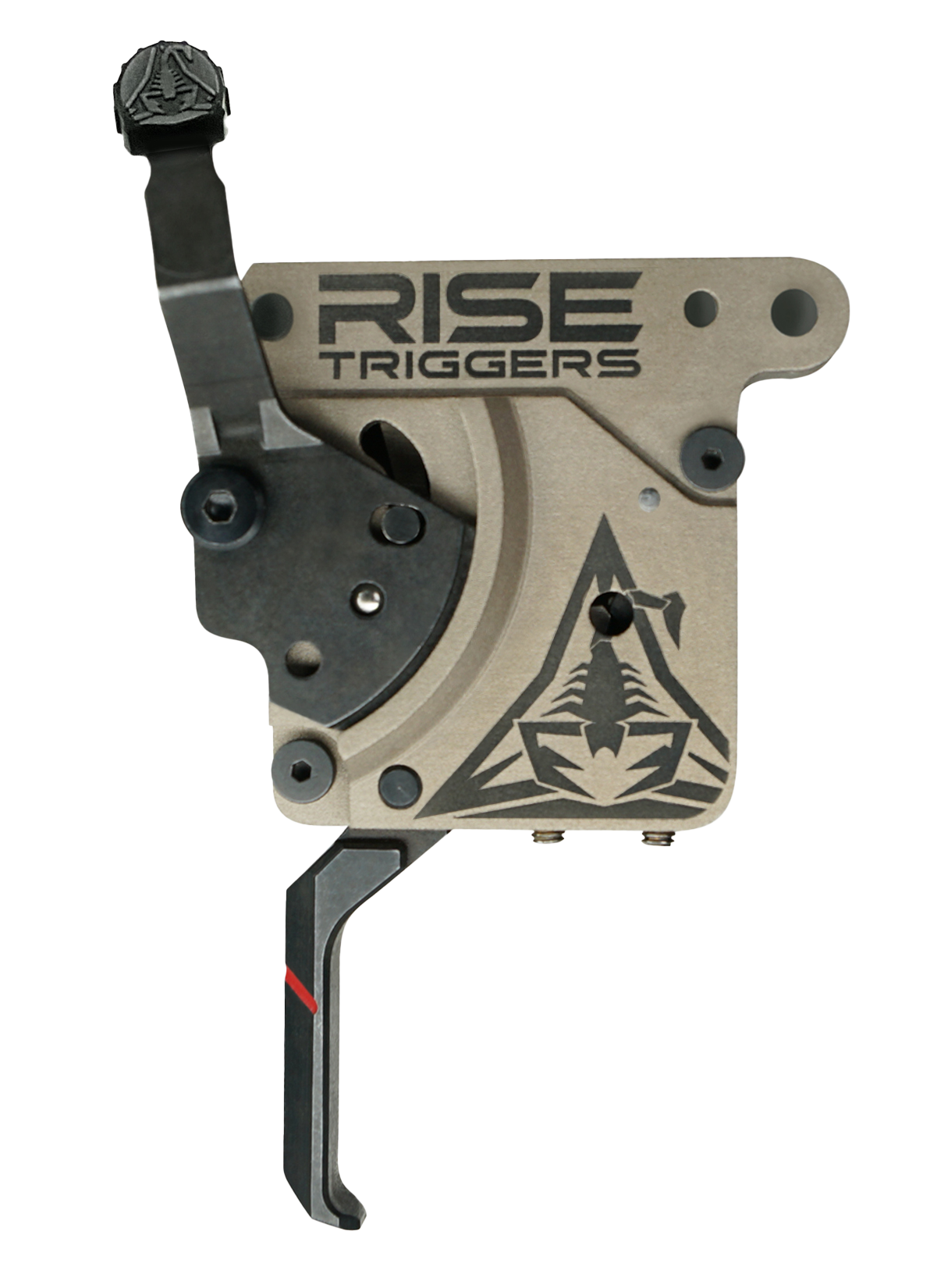 Rise Armament RA735FBC Reliant Black/FDE Flat Trigger 1-3 lbs AR-15